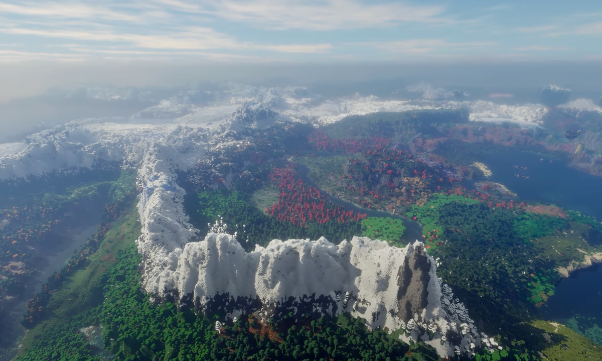 Minecraft sous un nouveau jour : Distant Horizons + Shaders